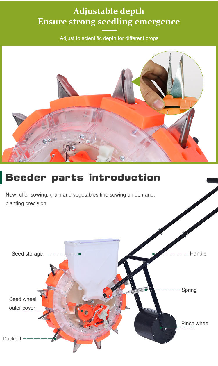 Cotton Rice Planter Watermelon Carrot Planter Manual Seeder