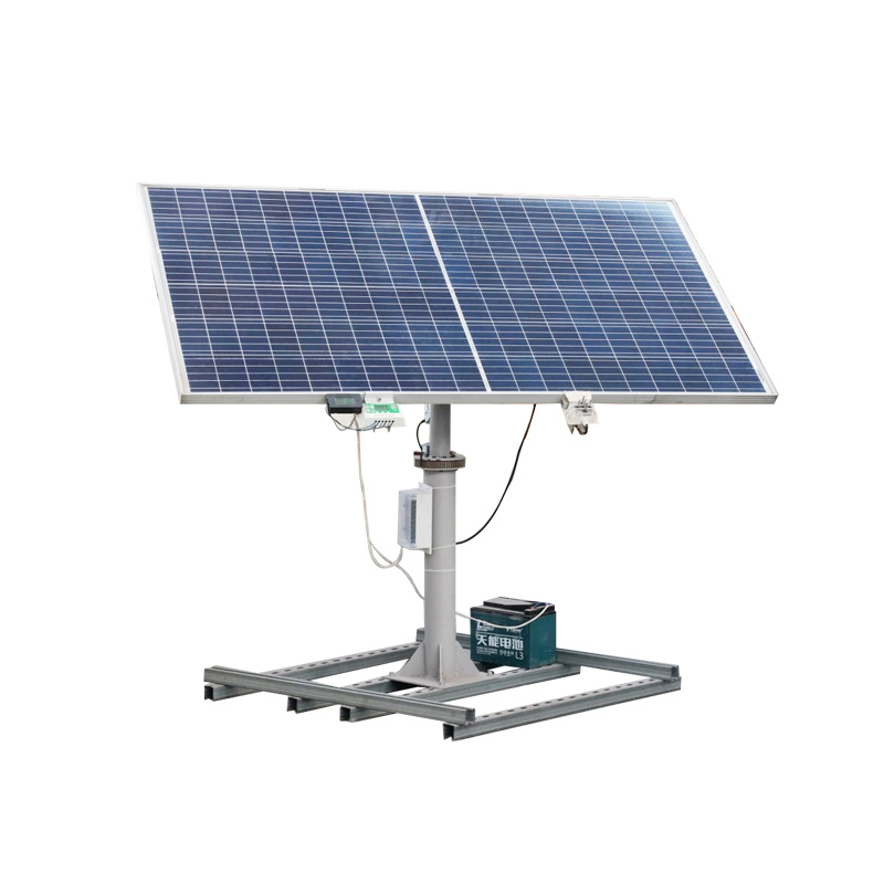 Custom Automatic PV Solar Panel Tracking Frame Mounting Bracket Single Axis Solar Tracking One Axis