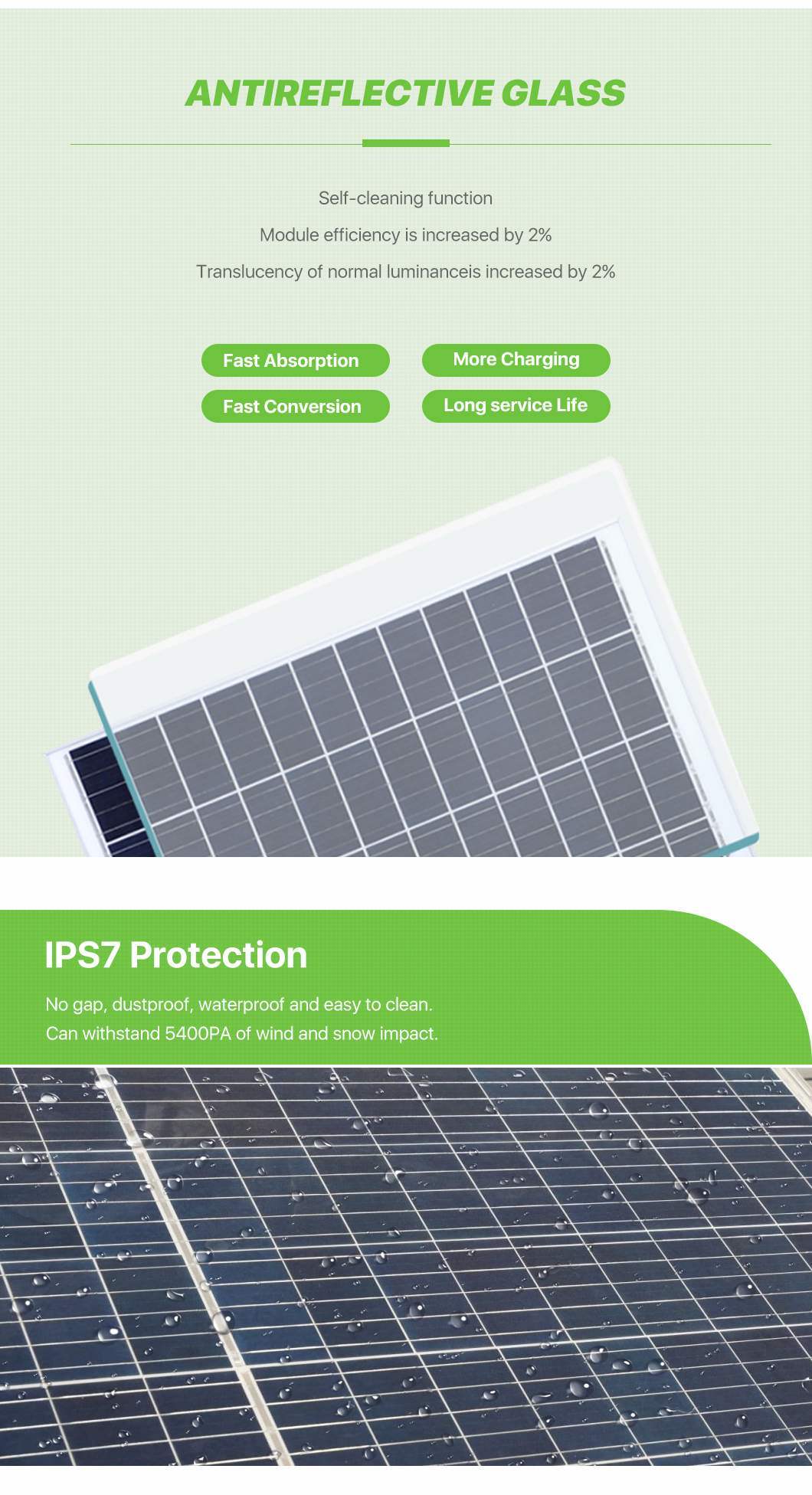 PV Solar System Module 560W Aluminum Alloy Shell Solar Energy