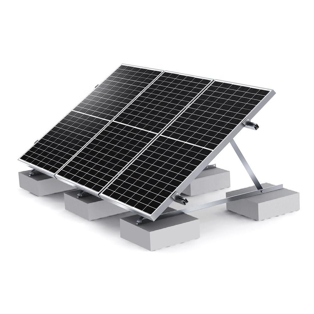 Custom Racks Aluminium Solar Panel Foundation PV Ground Roof Mounting Bracket