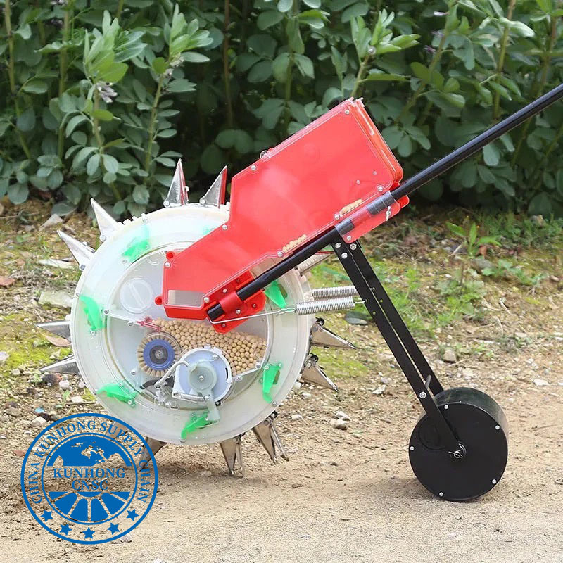 Agricultural Hand Push Type Manual Seeder Corn Peanut Seeder Legume Grain Vegetable Multi-Seeder