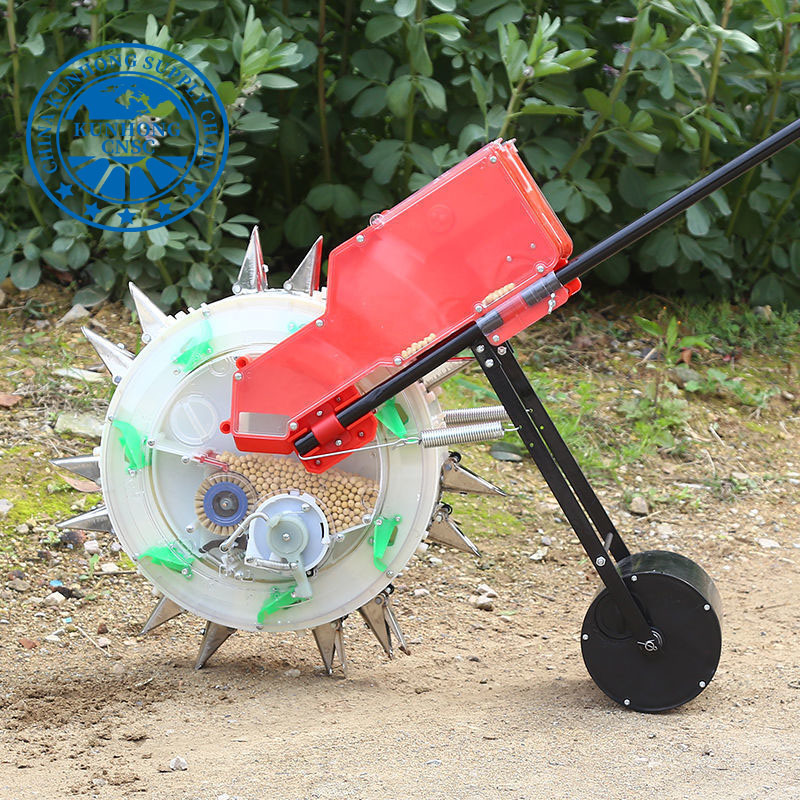 Seat Grains Vegetables Planter with 3 Rows Gasoline Corn Peanut Seeder