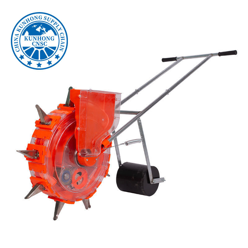 Planter Machine Manual Wheat Hand Push Garlic Seeder