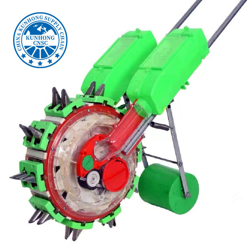 Planting-Fertilizing-Machine The Small Agricultural Hand Push Electric for Sale Manual Vegetable Seeder