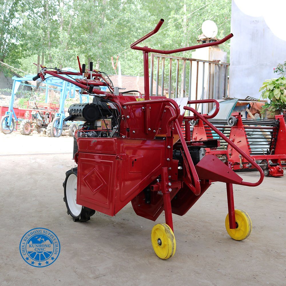 High Efficiency Walking Tractor Corn Harvester Machine