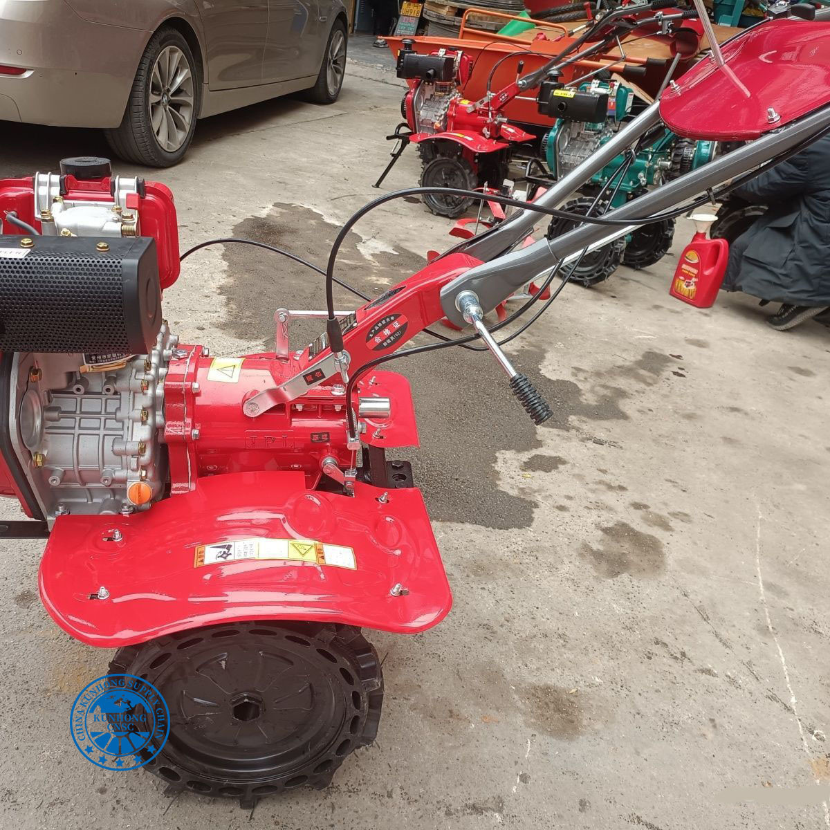 Hot Seller Water and Land Two Use Mini Rotary Crawler Power Tiller