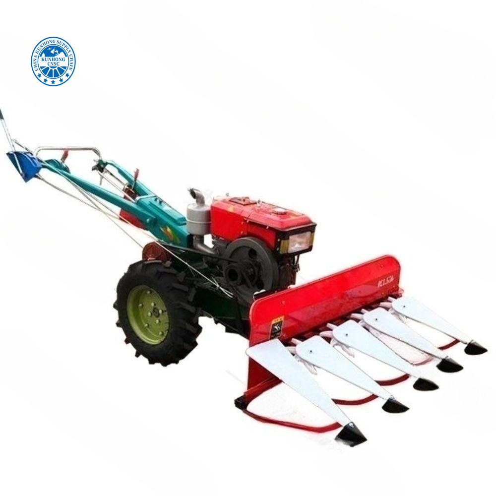 Hot Selling China Self-Walking Mini Walking Behind Wheat Rice Corn Harvester