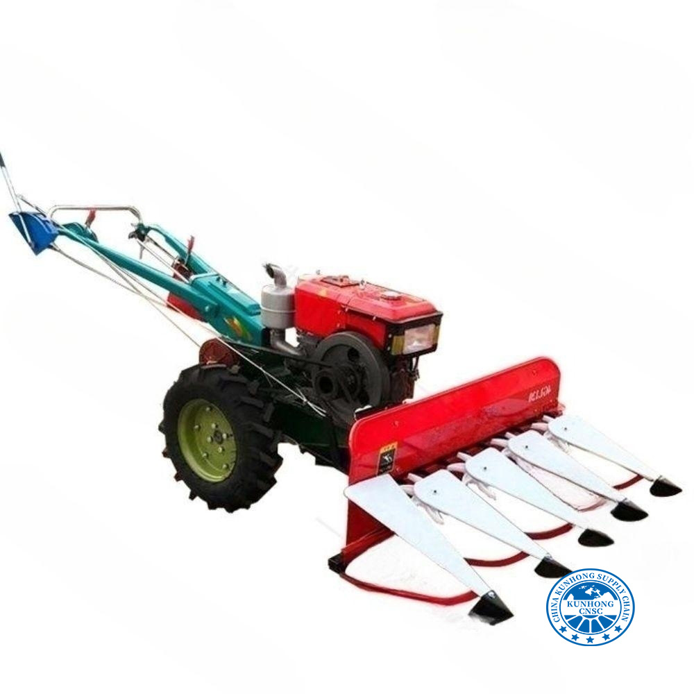 Portable Farm Rice Paddy Wheat Reaper Grain Reaping Machine Harvester Machine