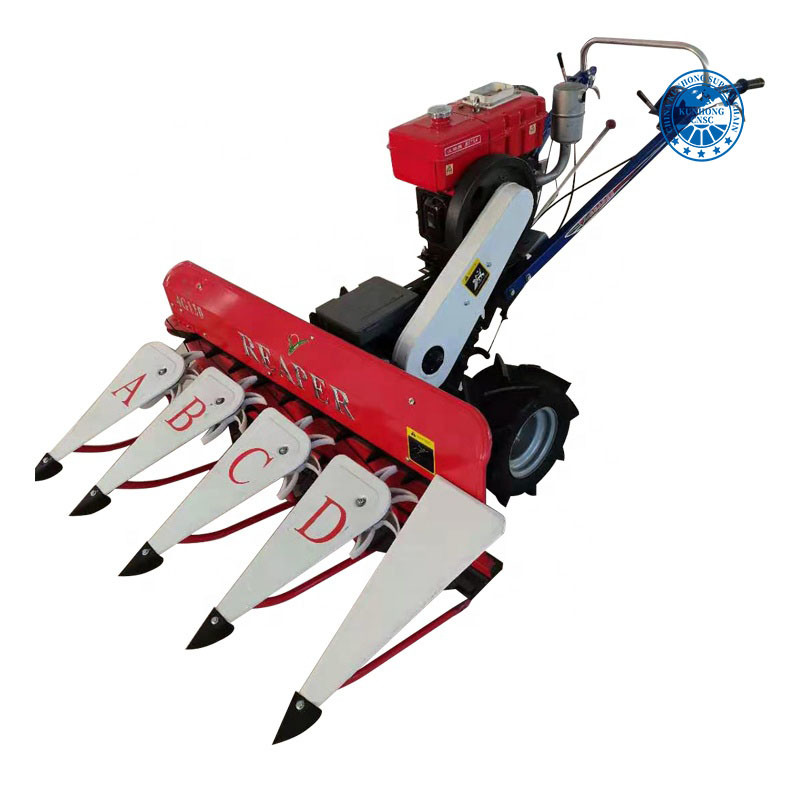 Handheld Mini Wheat and Rice Harvester Mini Rice Paddy Swather for Sale Mini Combine Harvester