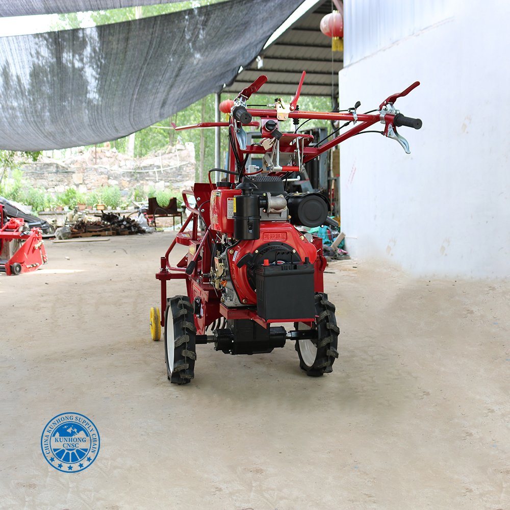 High Efficiency Low Damage Rate Petrol Diesel Engine Mini Corn Harvester