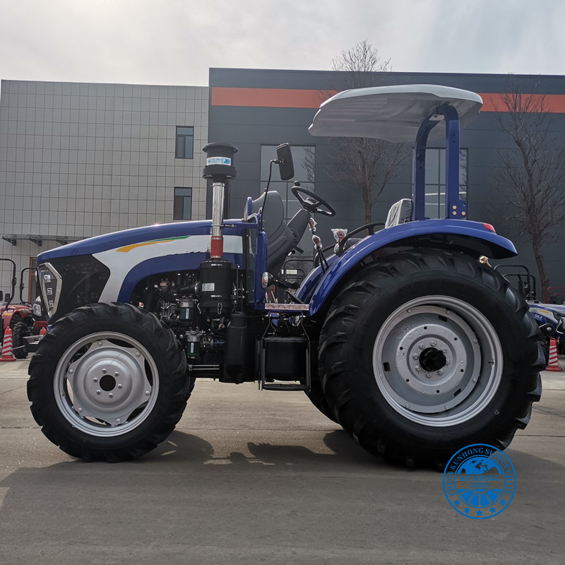 High Quality Wheel Tractor for Sale 90HP Multifunction Farm Tractor