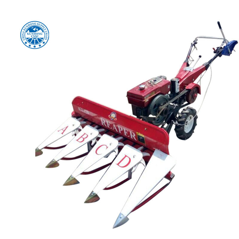 Farm Equipment Reaper 4gl150 12-20HP Tiller for Wheat and Rice Cutting Harvester