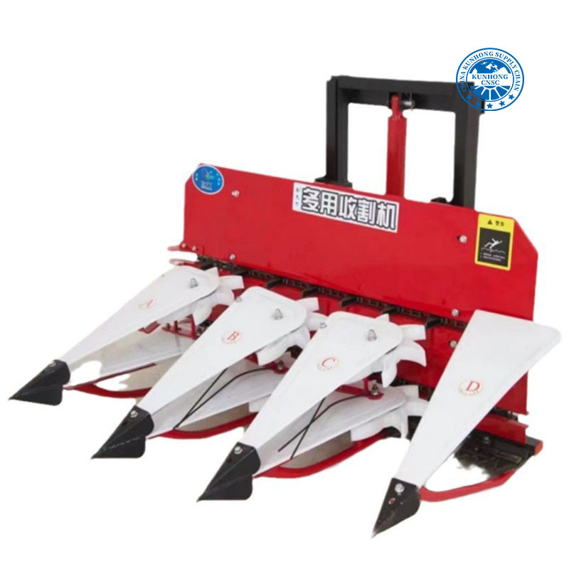 Walking Type New Design Rice Harvester Tractor Reaper and Soybean Mini Harvester