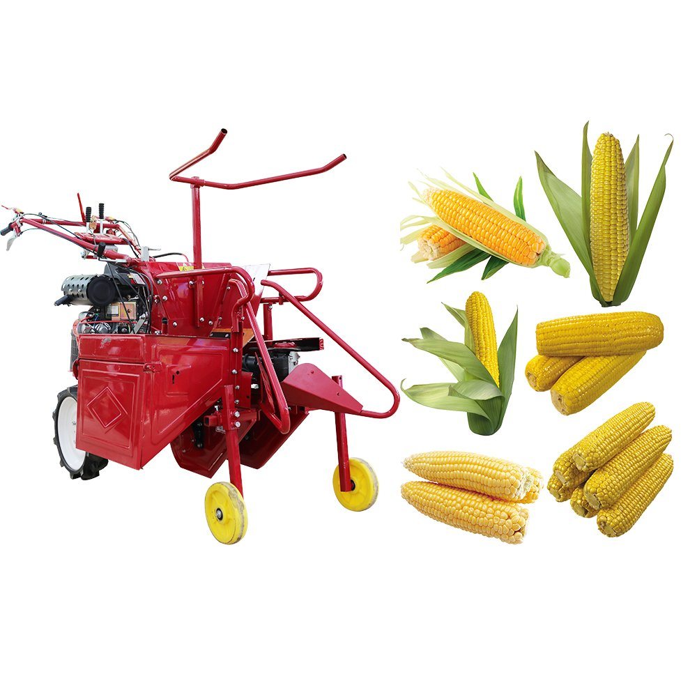 Diesel Engine Picker Mini Corn Harvester Machine Self-Propelled Corn