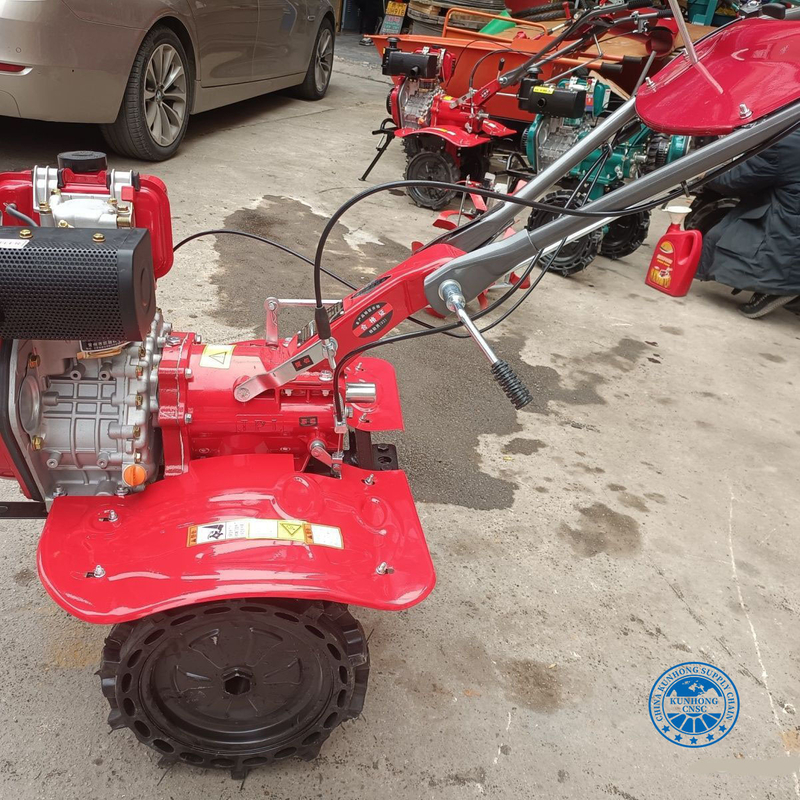 Agricultural Gasoline Power Tiller Mini Hand Push Walking Rotary Tiller