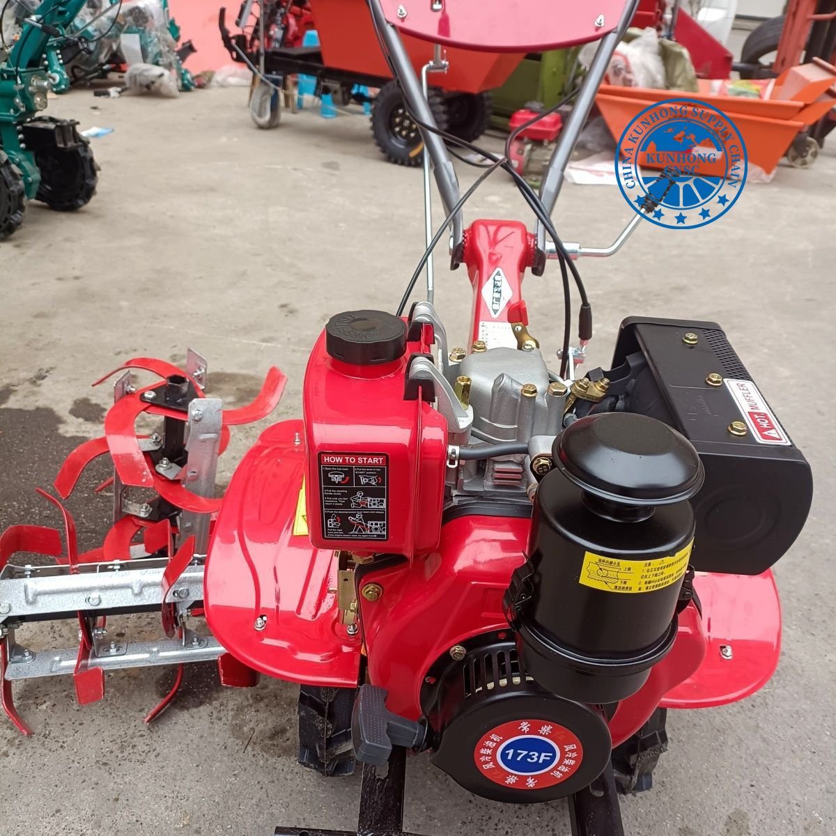 Tractor Pto Anchor Machine Rotary Tillers Mini Rotary Power Tiller