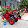 Farm Walking Tractor Connected to Corn Harvester/One Row Bean Harvester