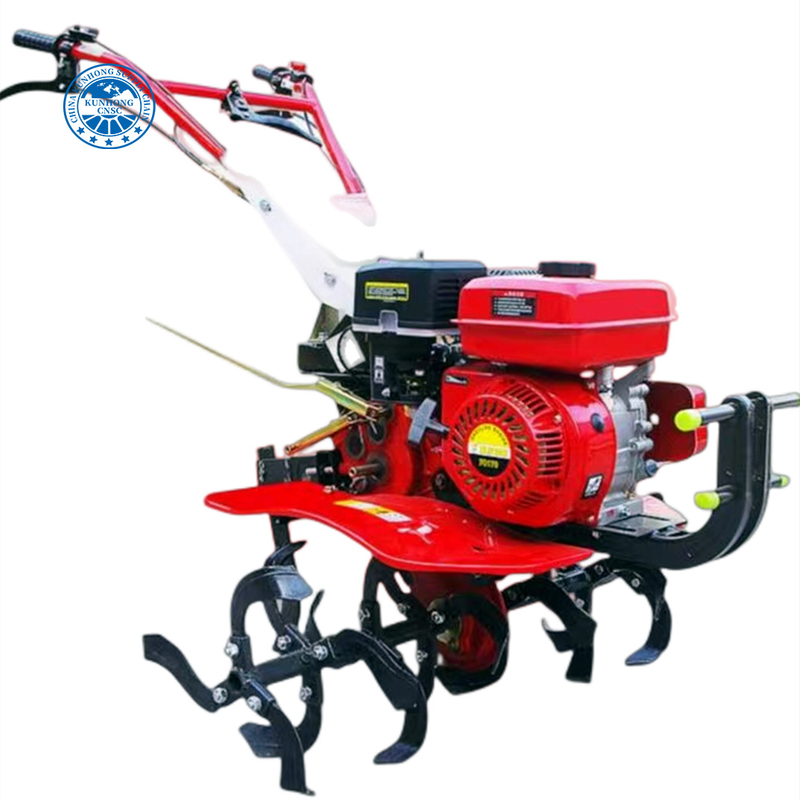 Crawler Power Tiller Plow Machine High-Horsepower Agricultural Tiller