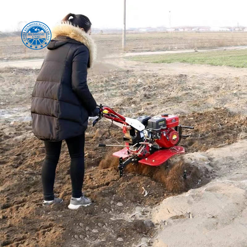 Farm Tractor Multi-Function Machine Mini Rotary Tiller Mini Plow Power Tiller