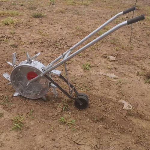 No Till Bean Planter & Transplanters Planting Farm Hand Push Corn Machines Agriculture Tools and Equipment Small Farming Seeder