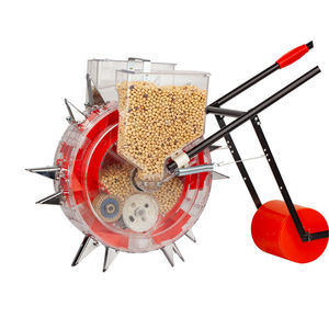 Hand Push Corn Planters Manual Corn Seeder Machine 10 Nozzles