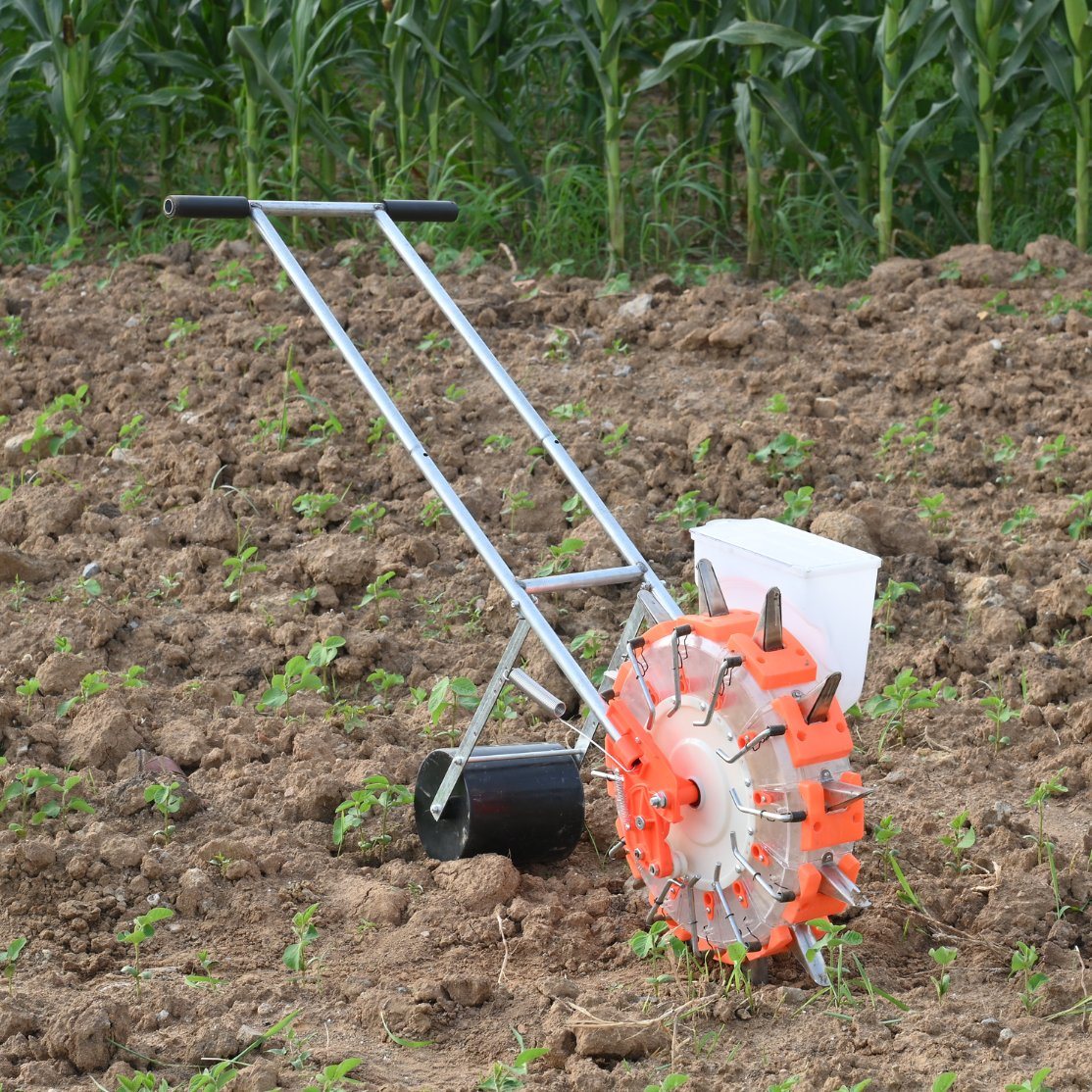 Rice Transplanter Manual Hand Push Corn Maize Seeder