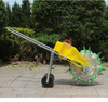 Greenhouse Planting Multi Functional Hand Push Corn Soybean Seeder with Fertilizer