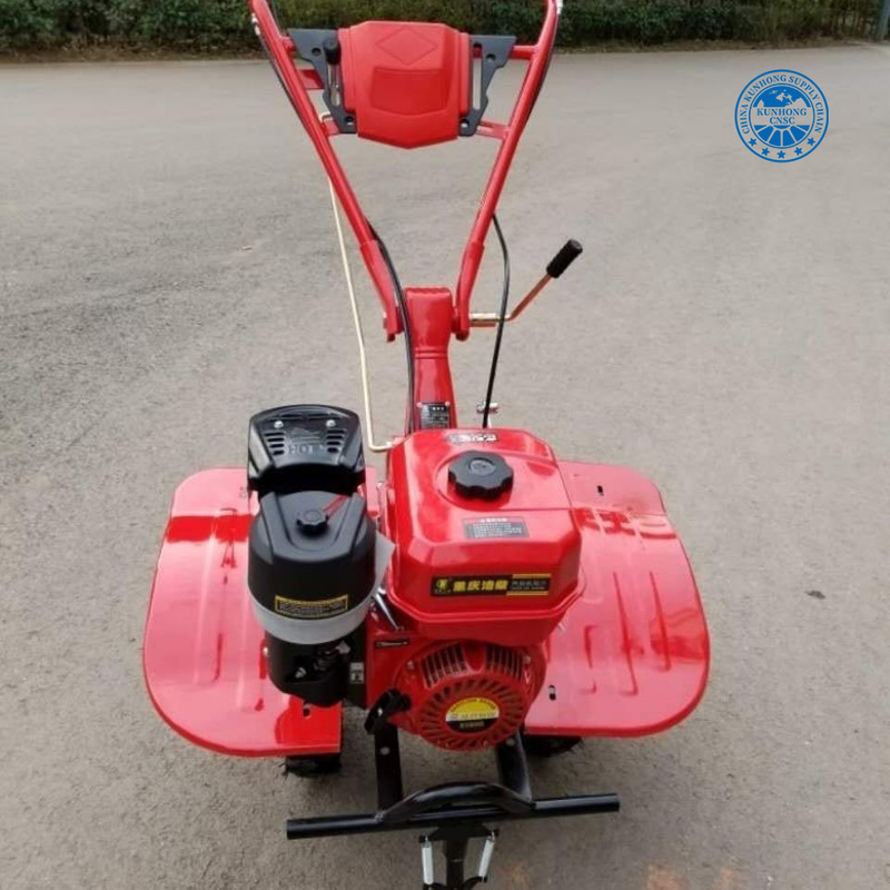 Gasoline Mini Power Tiller with Light and Cover for Small Land