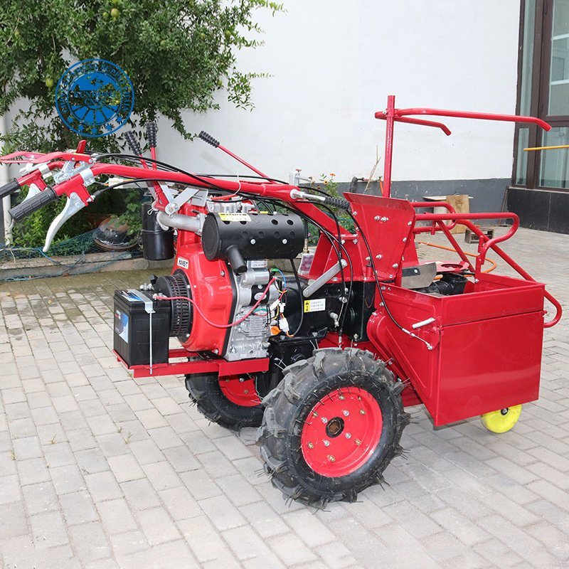 Small Corn Harvester Hand-Push Automatic Single-Row Corn Harvester Straw Crushing