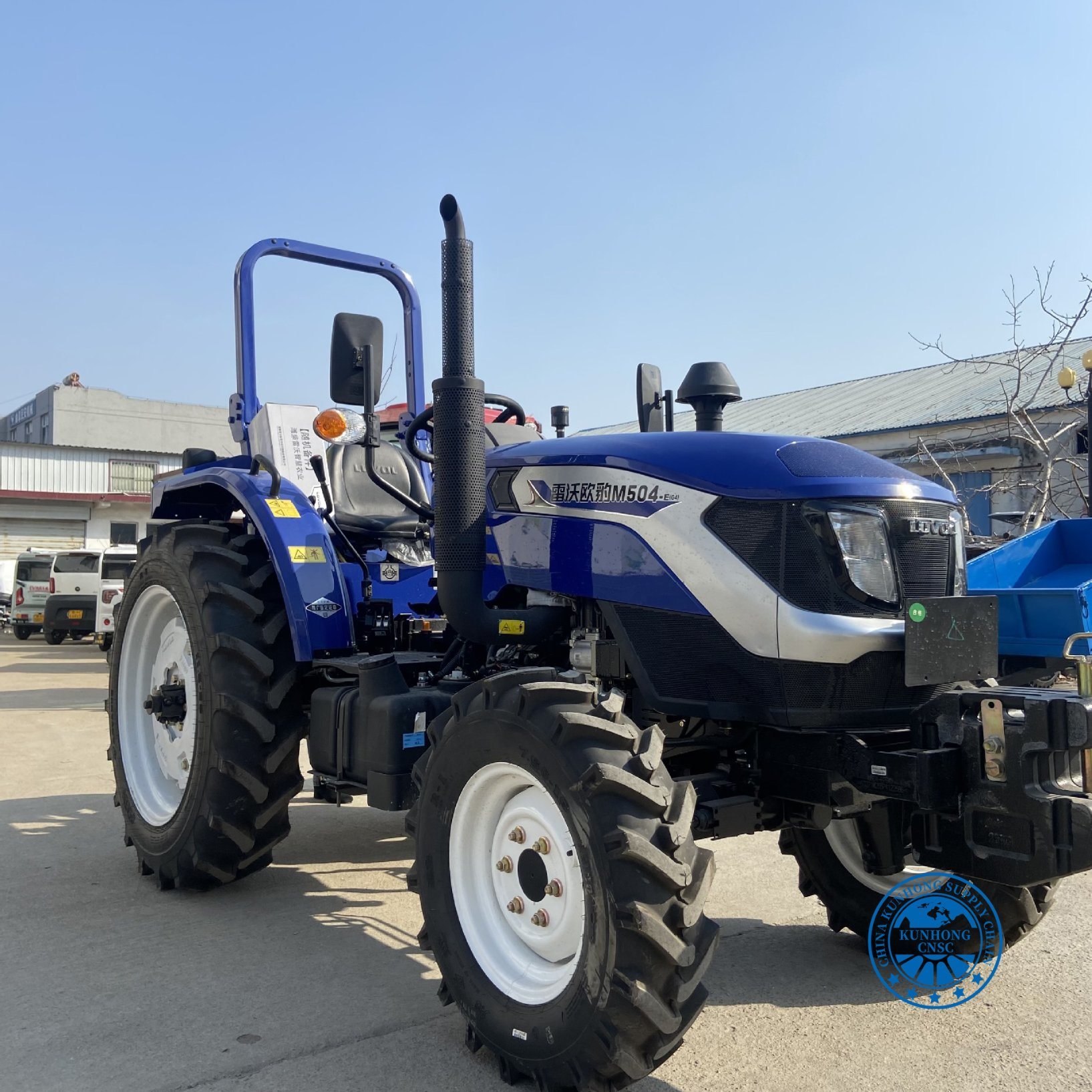 High Quality 80HP 90HP 4WD Farming Agriculture Tractor with GPS Automatic Pilot