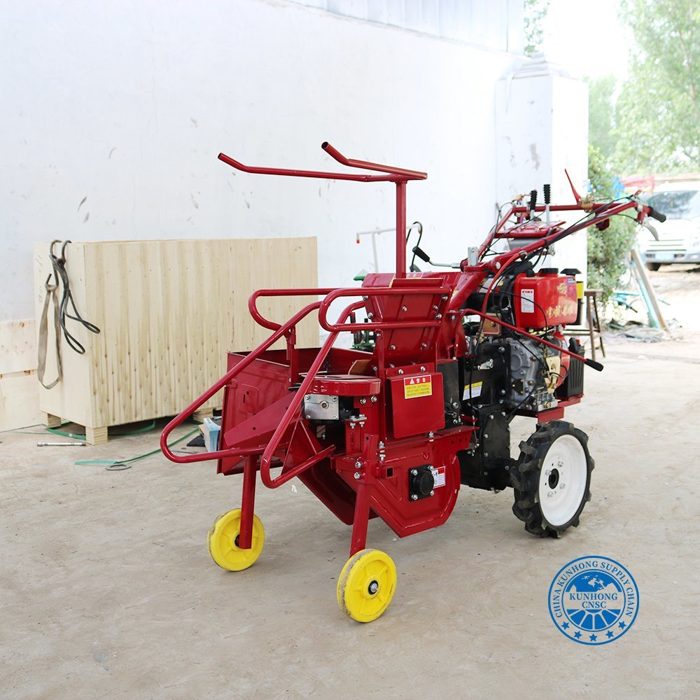 Header Small Corn Household Single Row Hand Push Corn Harvester