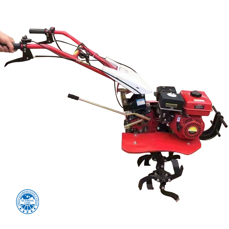 Household Small Walking Mini Tractor Rotary Tillage with 15 Horsepower Tiller