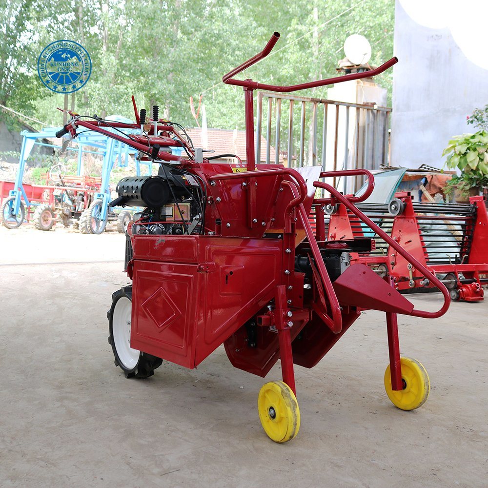 Hot Sale Factory Direct Sales Walking Tractor Mini Corn Harvester