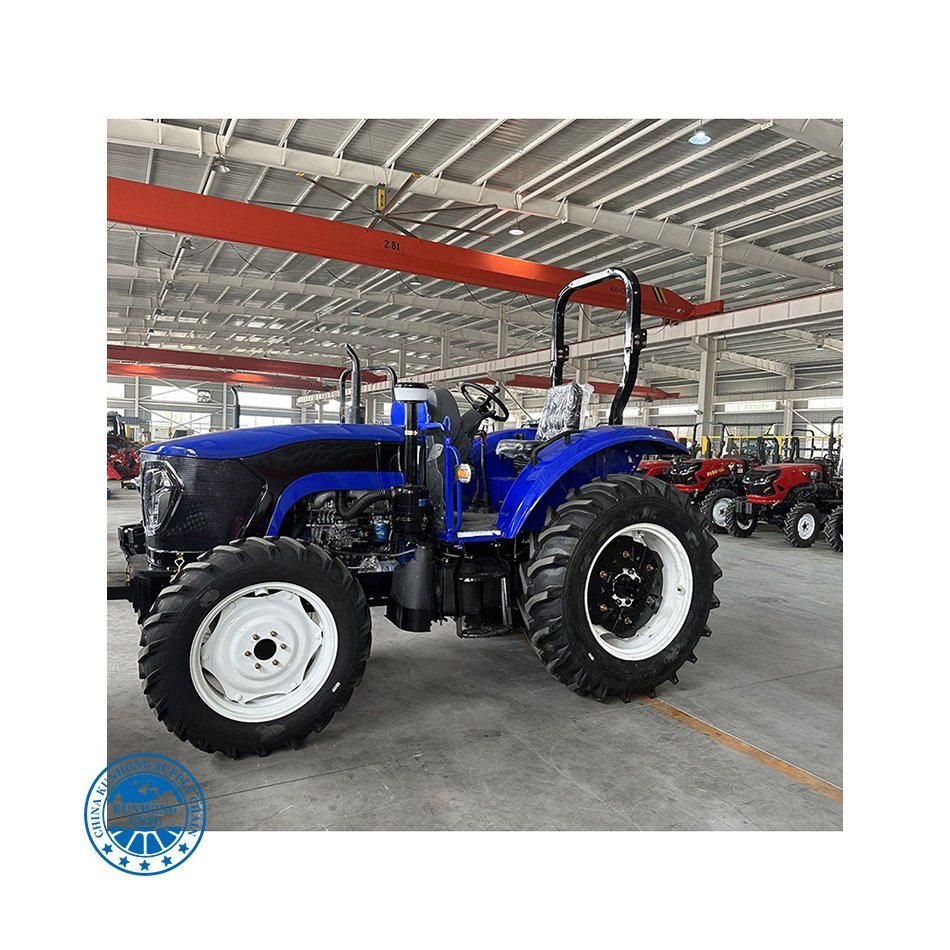 New 90HP 4WD Farm Wheeled Tractor Agricultural Tractor