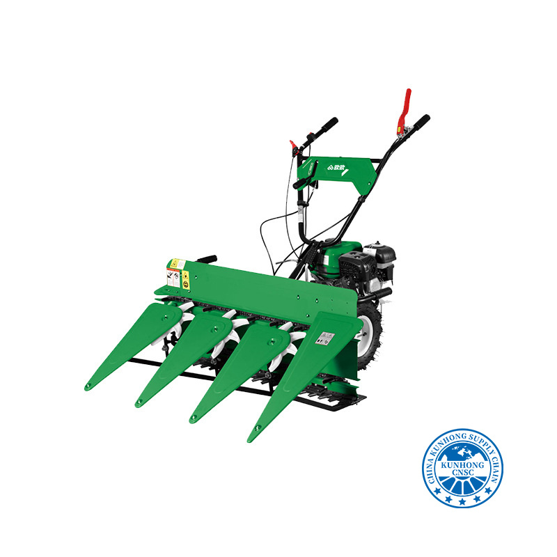 Electrical Starting Diesel Engine Powerful Maize Spike Harvester Single Row Corn Harvester