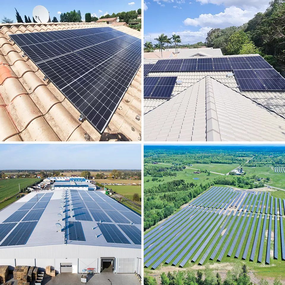 Class a 550W182mm Monocrystalline Silicon Outdoor Grid-Connected Power Generation Photovoltaic System Solar Panel Component Board