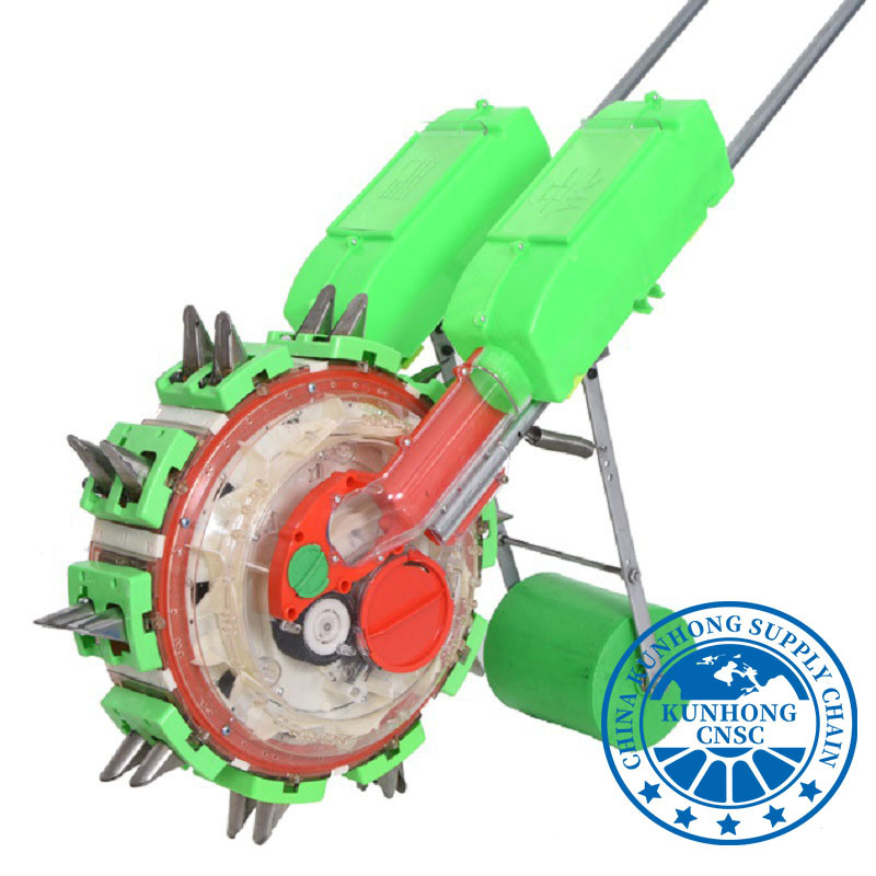 Manual Push Rotary Drum New Modelss Corn Wheat Peanuts Auto Planting-Fertilizing-Machine Seeders