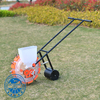 Garlic Planter Double Wheels Seed Planting Fertilizing Machine Hand Push Seeder