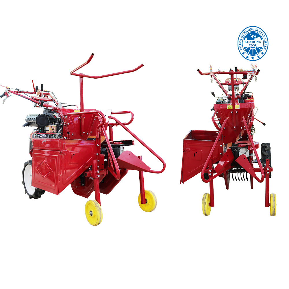 Small Corn Harvester Machine Hand Push Corn Combine Harvester with China Manufacturer