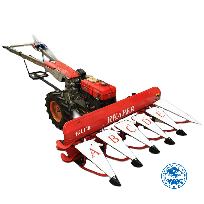 Mingyue 1500mm Width Mini Manual Wheat Cutter Harvester