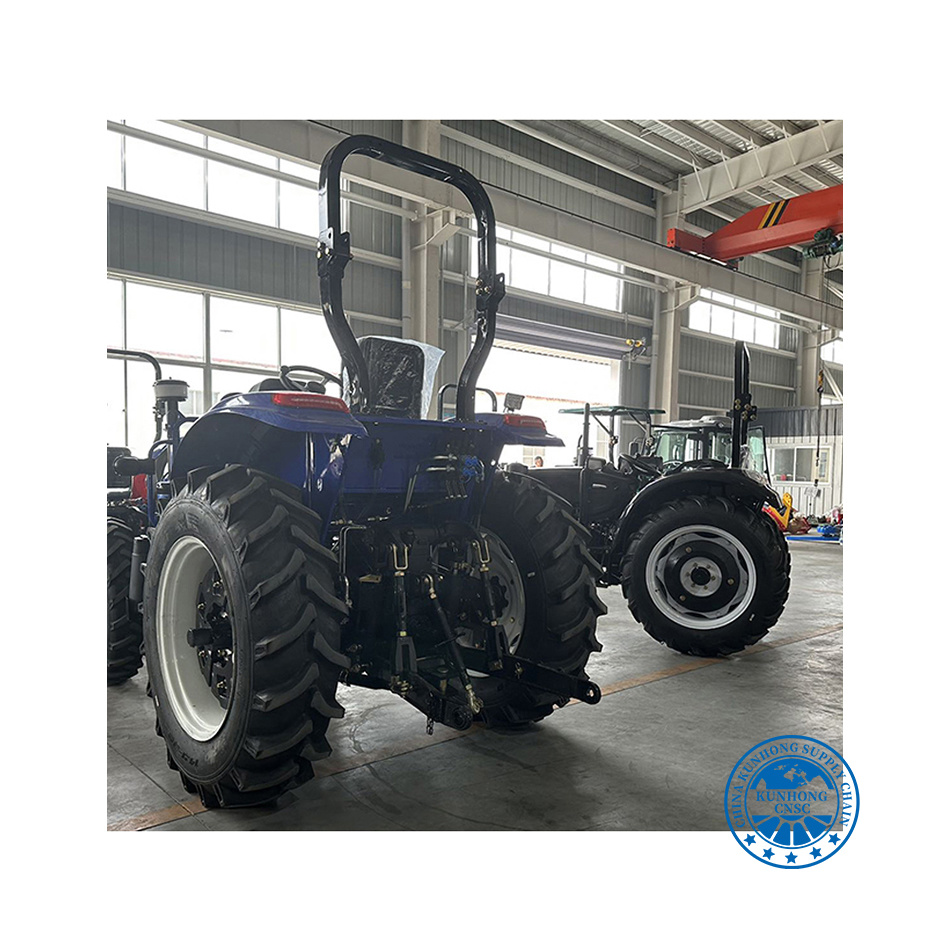 High Quality 80HP 90HP 4WD Farming Agriculture Tractor with GPS Automatic Pilot