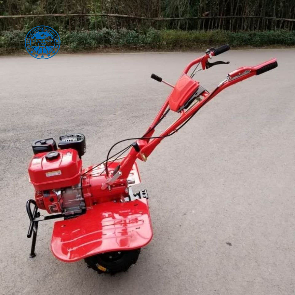 Rotary Driven Disc Plough Gasoline Engine Power Tiller Machine