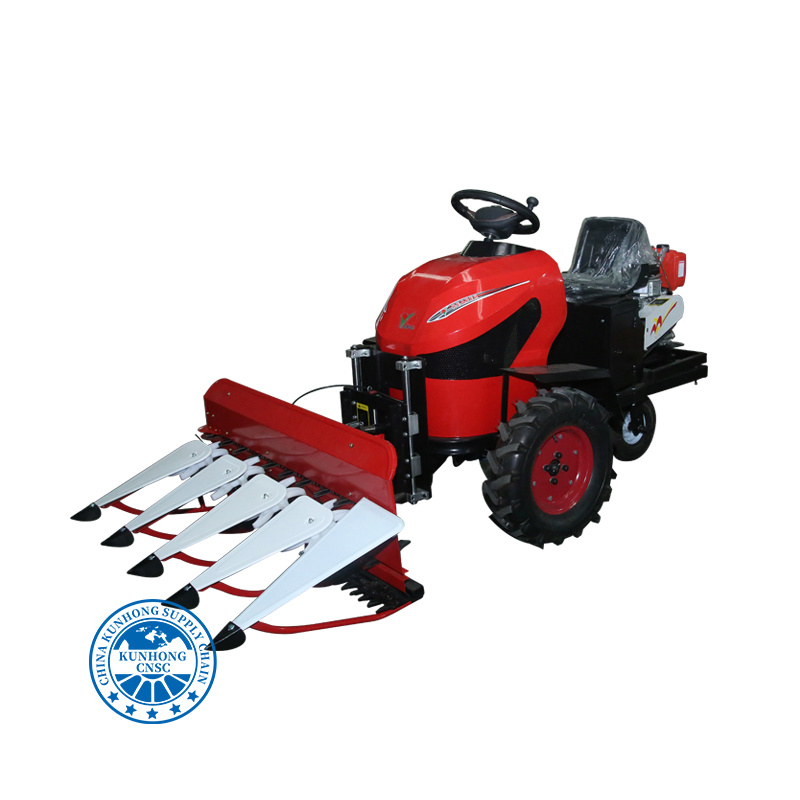 Agricultural-Machinery High Quality Mini Walk Behind Tractor Corn Harvester Machine