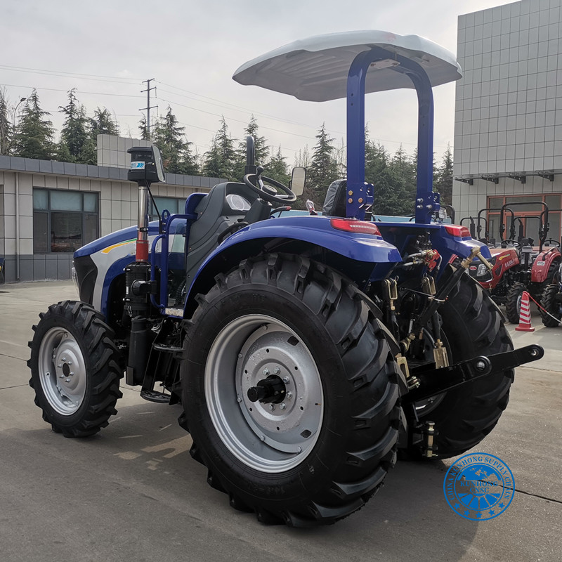 China Factory 12+12 Shuttle Shift Agricultural Tractor Canopy Model 85HP Farm Tractor