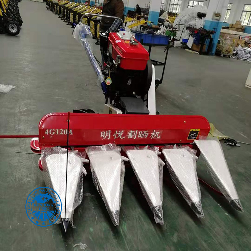 Maize Sheller Mini Bean Harvester/One Row Small Corn Combine Harvester