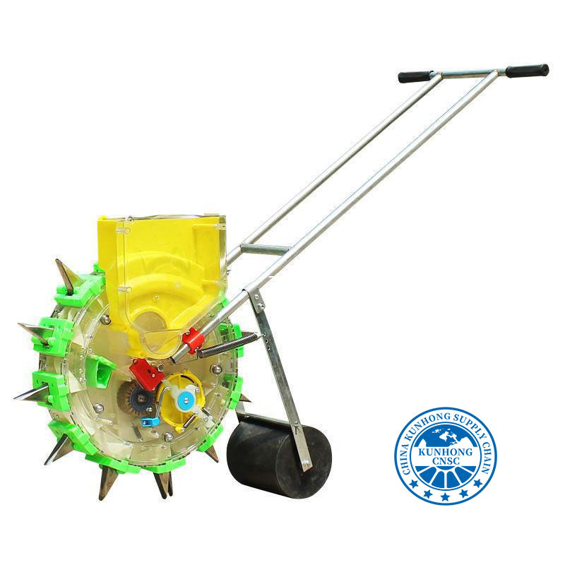 Zero Tillage Precision Price Rice Equipment Manual Machine Adjustable Hand Push Soybean Seeder