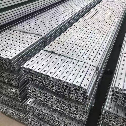 Zinc-Aluminum-Magnesium U-Shaped Steel C-Shaped Steel Corrosion-Resistant for Solar Photovoltaic Support Solar Bracket