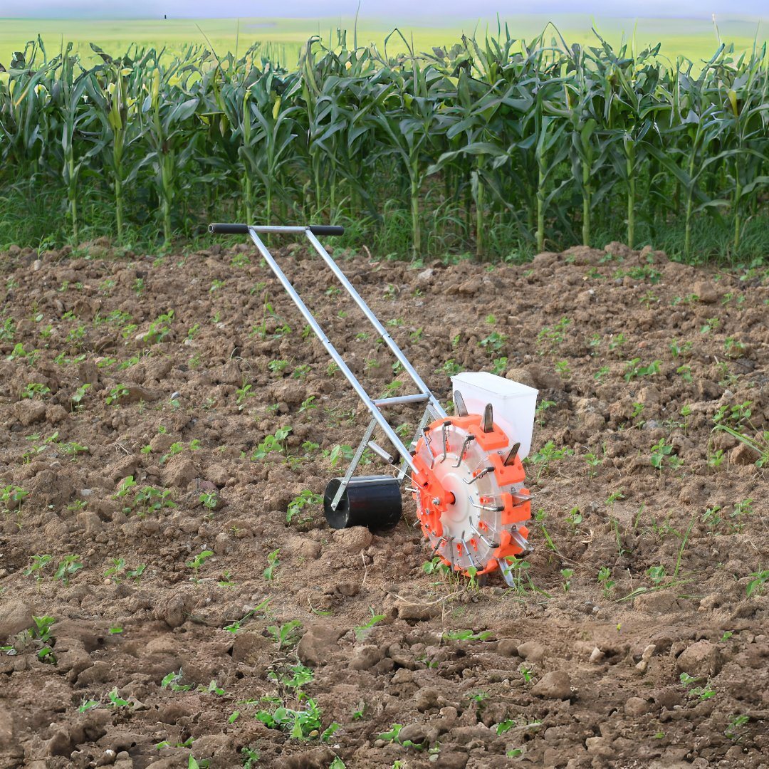 Manual Steel Corn Wheel Hand Maize for Rice Antique Seeder Planter