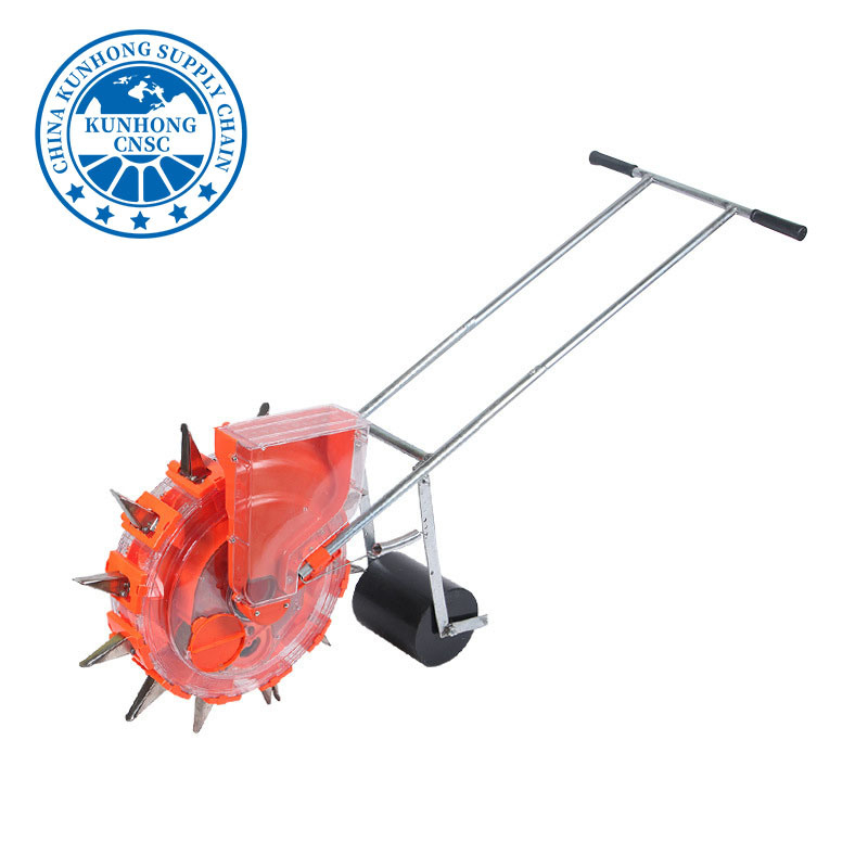 CE Approved Hand Push Corn Seeder Machine with Fertilizer