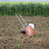 Hand-Push Roller Corn Planter and Fertilizer 2 Rows Hand Push Corn Seeder